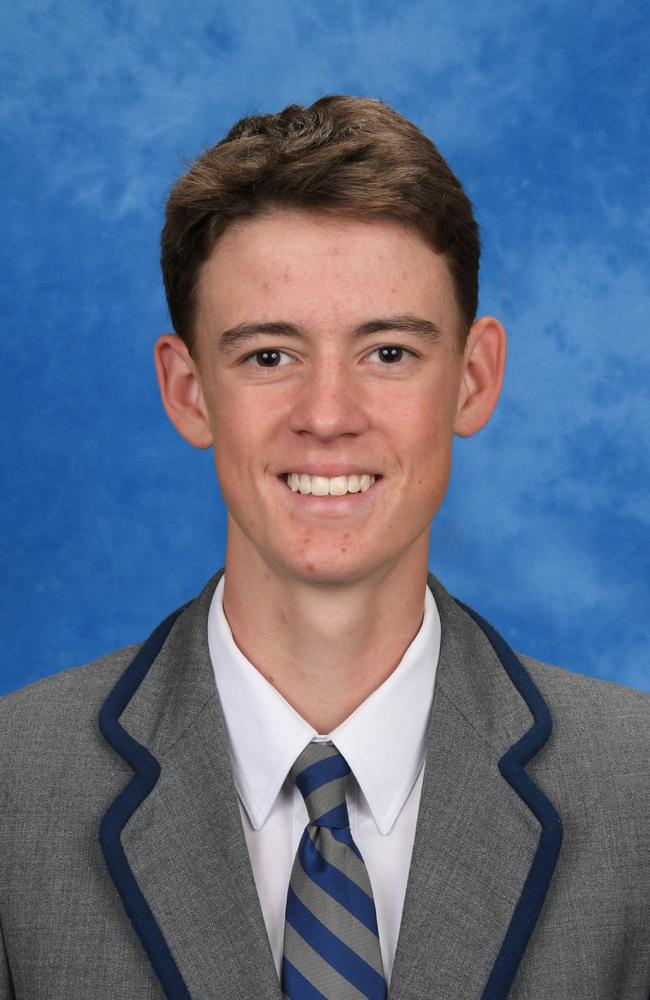 Anglican Church Grammar School 2024 Proxime Accessit to the Dux in QCE Henry Hillier. Picture: supplied