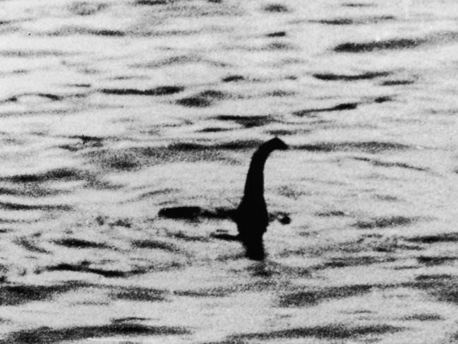 A view of the Loch Ness Monster, near Inverness, Scotland, April 19, 1934. The photograph, one of two pictures known as the 'surgeon's photographs,' was allegedly taken by Colonel Robert Kenneth Wilson, though it was later exposed as a hoax by one of the participants, Chris Spurling, who, on his deathbed, revealed that the pictures were staged by himself, Marmaduke and Ian Wetherell, and Wilson. References to a monster in Loch Ness date back to St. Columba's biography in 565 AD. More than 1,000 people claim to have seen 'Nessie' and the area is, consequently, a popular tourist attraction. (Photo by Keystone/Getty Images)
