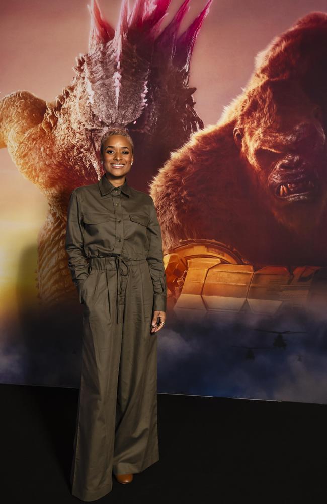 Actress Sophia Emberson-Bain at the Godzilla x Kong premiere in Brisbane. Supplied.