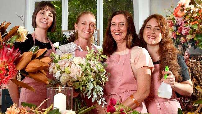 New England Flower Co at Kenmore is Brisbane’s top florist for 2023. Picture: John Gass