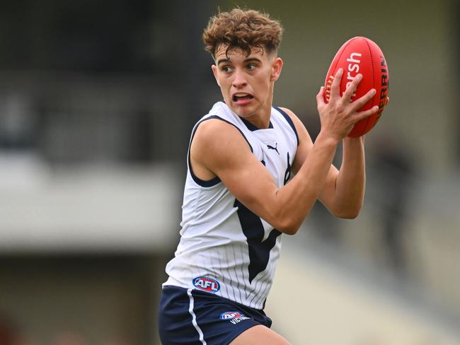 Cody Walker starred through the midfield for Vic Country at the recent under-16 national championships. Picture: AFL Photos