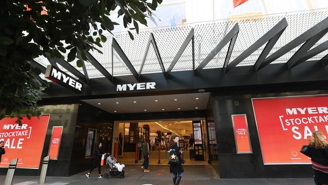 In a trading update Myer said trading during the second half was severely impacted by COVID-19. Picture: Getty Images)