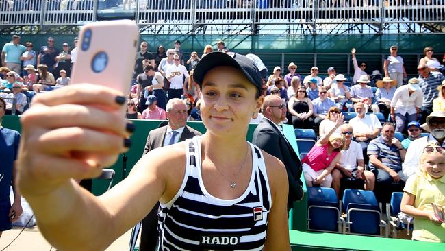 Ashleigh Barty heads into Wimbledon as the No 1 seed. Picture: Getty Images