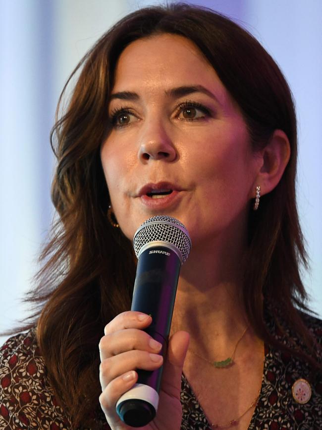 Princess Mary addresses the opening ceremony of the International Conference on Population and Development in Nairobi on November 12, 2019. Picture: SIMON MAINA / AFP