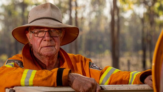 Darwin River Volunteer Bushfire Brigade Captain Hennie Molzer said the theft of one of its fire fighting vehicles was ‘very disappointing’. Picture: Che Chorley