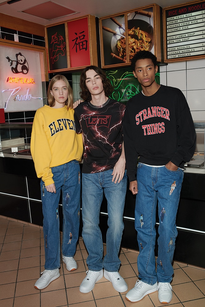 levi's stranger things collection