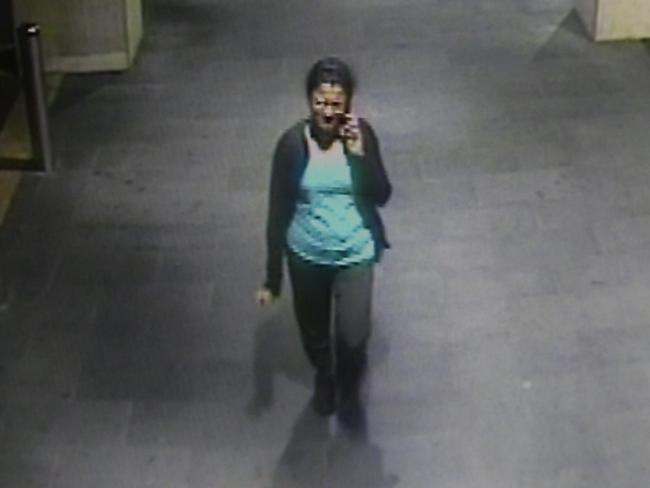 Mrs Kumar was seen walking from Parramatta Station moments before her brutal murder. Picture: CCTV/NSW Police