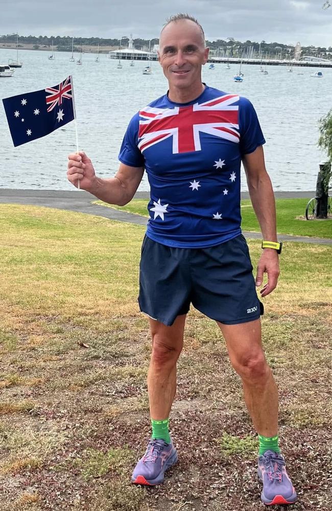 Eddy Kontelj on Australia Day this year. Picture: Facebook.