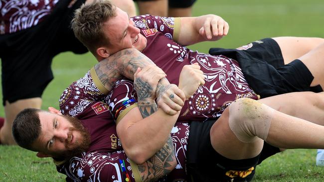 Josh McGuire says the Maroons need to lift in this important area. Pics Adam Head