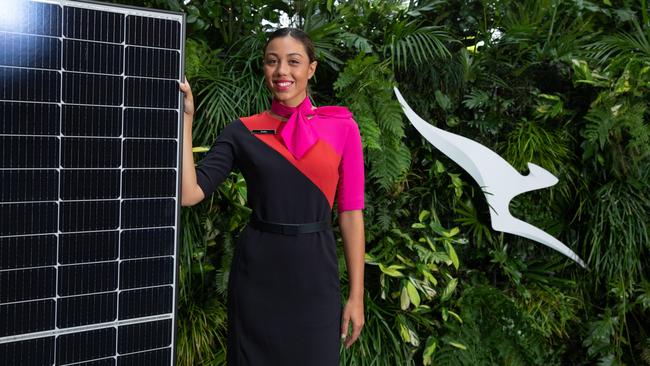 Installing solar panels will help Qantas frequent flyers obtain “green status” when a new tier is added to the airline’s popular loyalty program next year.