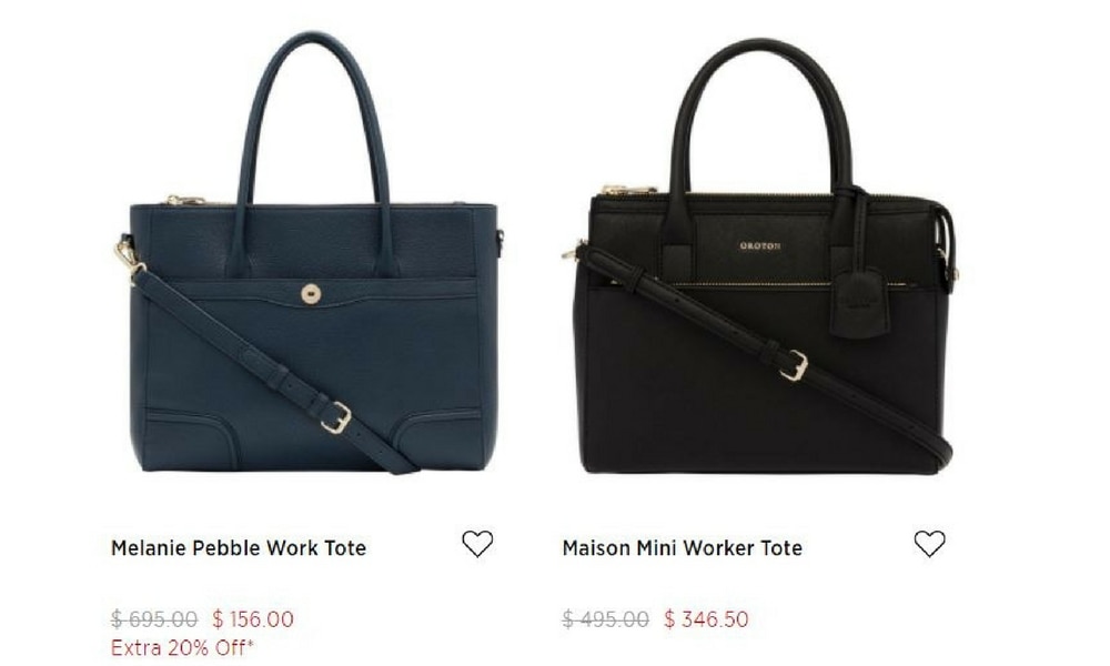 Oroton maison large hot sale worker tote