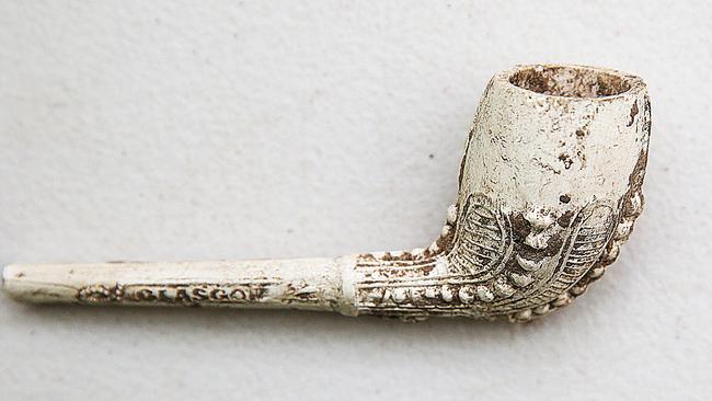 A smoking pipe from Glasgow in Ireland. Picture: Ian Currie