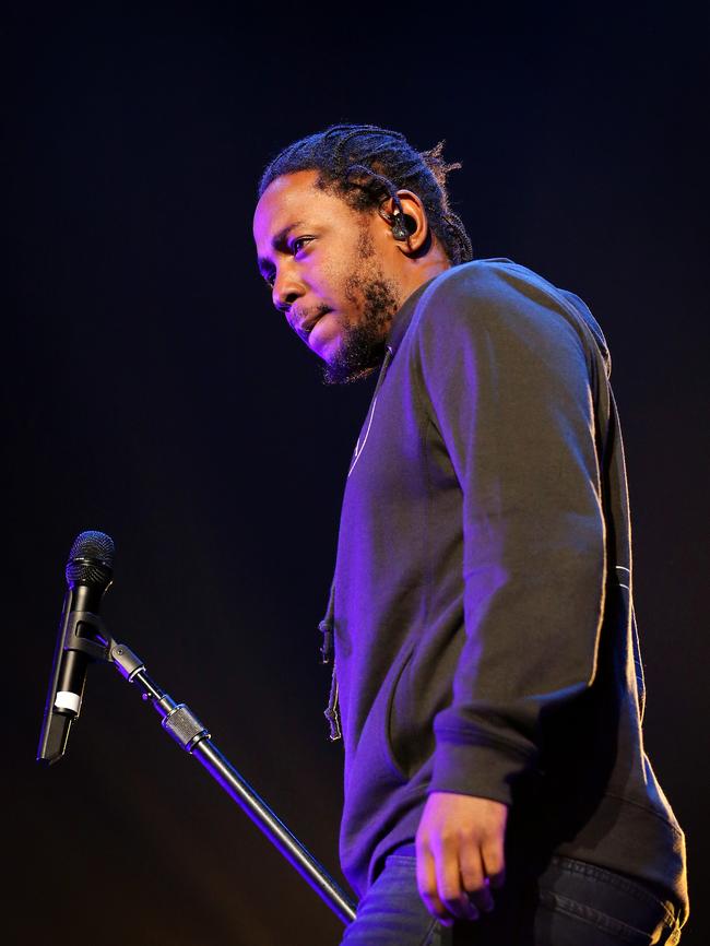 Kendrick Lamar: poised. Picture: Mark Stewart