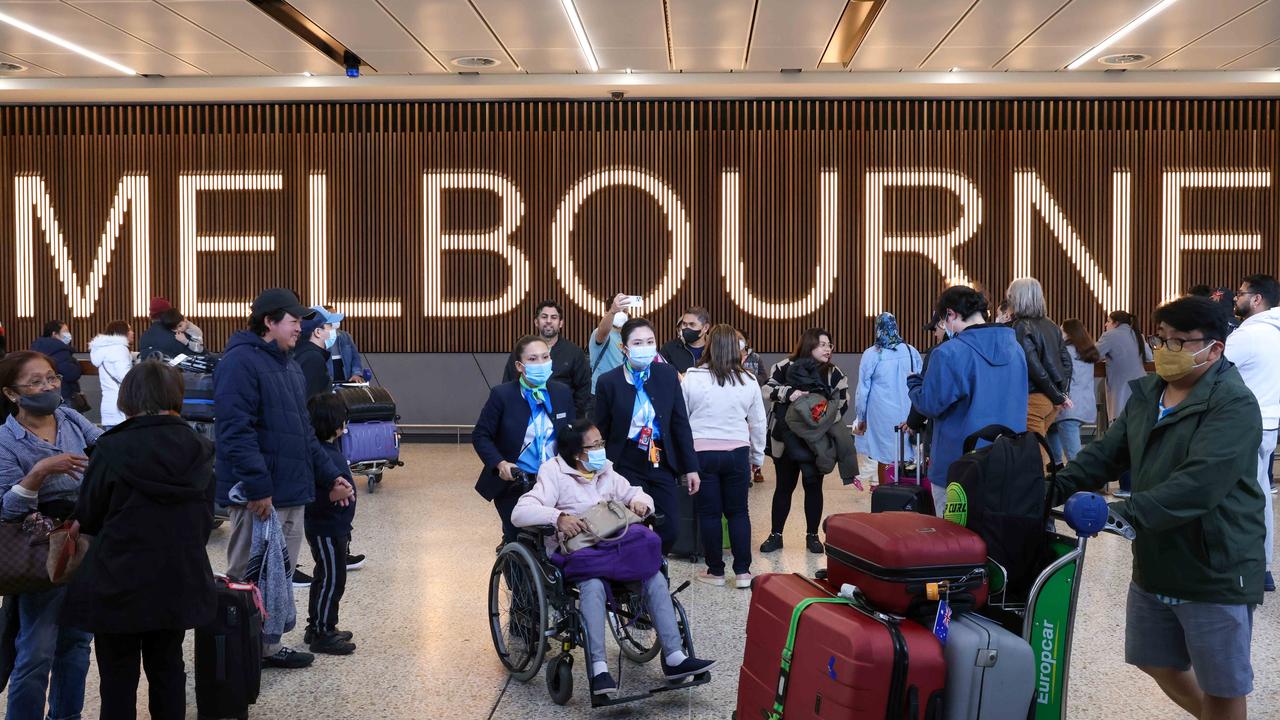 Melbourne Airport jumped from its 2022 ranking of 26 to land the nation’s top spot at 19. Picture: NCA NewsWire / Ian Currie.