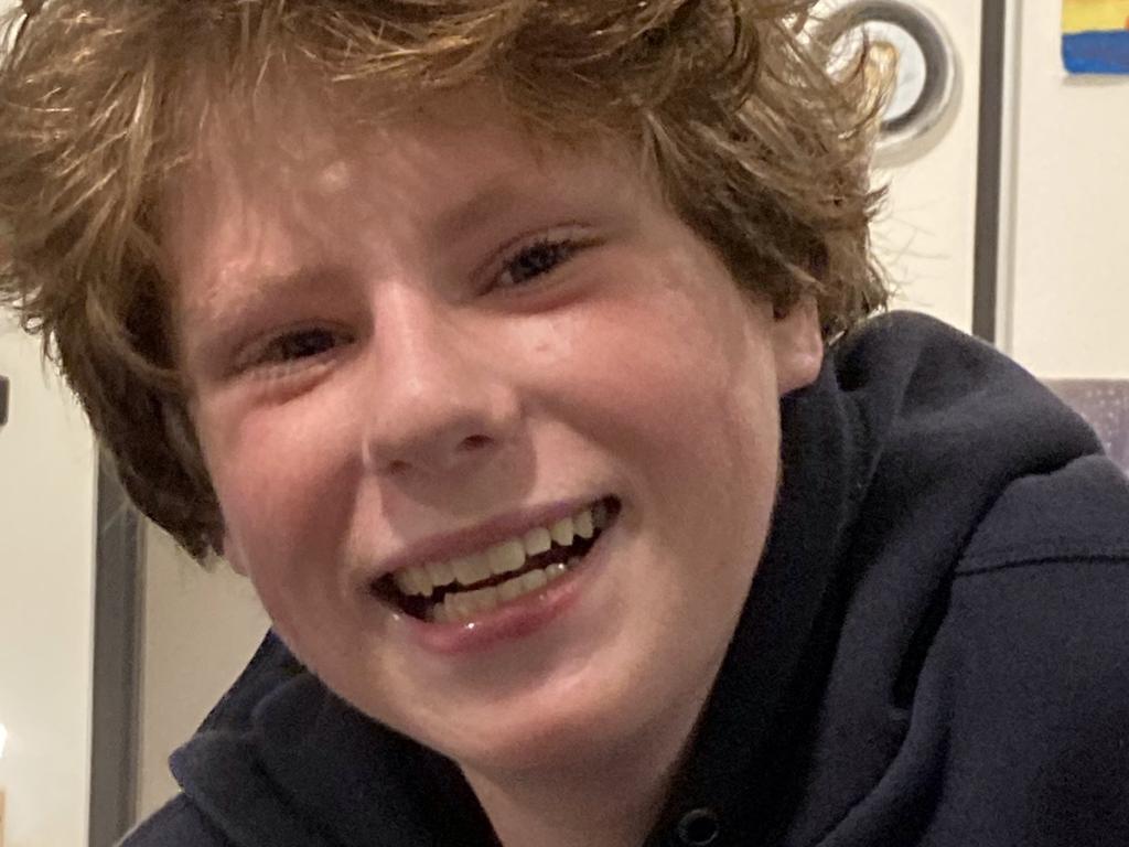 Josh Gill, 14, died in a car fire after a 10-hour booze spree. Picture: Supplied