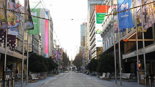 All shops except groceries and pharmacies would be shut under stage four restrictions. Picture: Getty Images