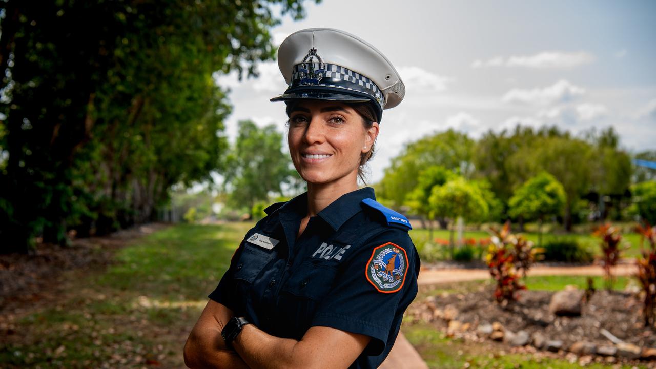 Recruit Constable Zoe Anderson says mental health has been a key discussion point throughout the course. Picture: Pema Tamang Pakhrin.