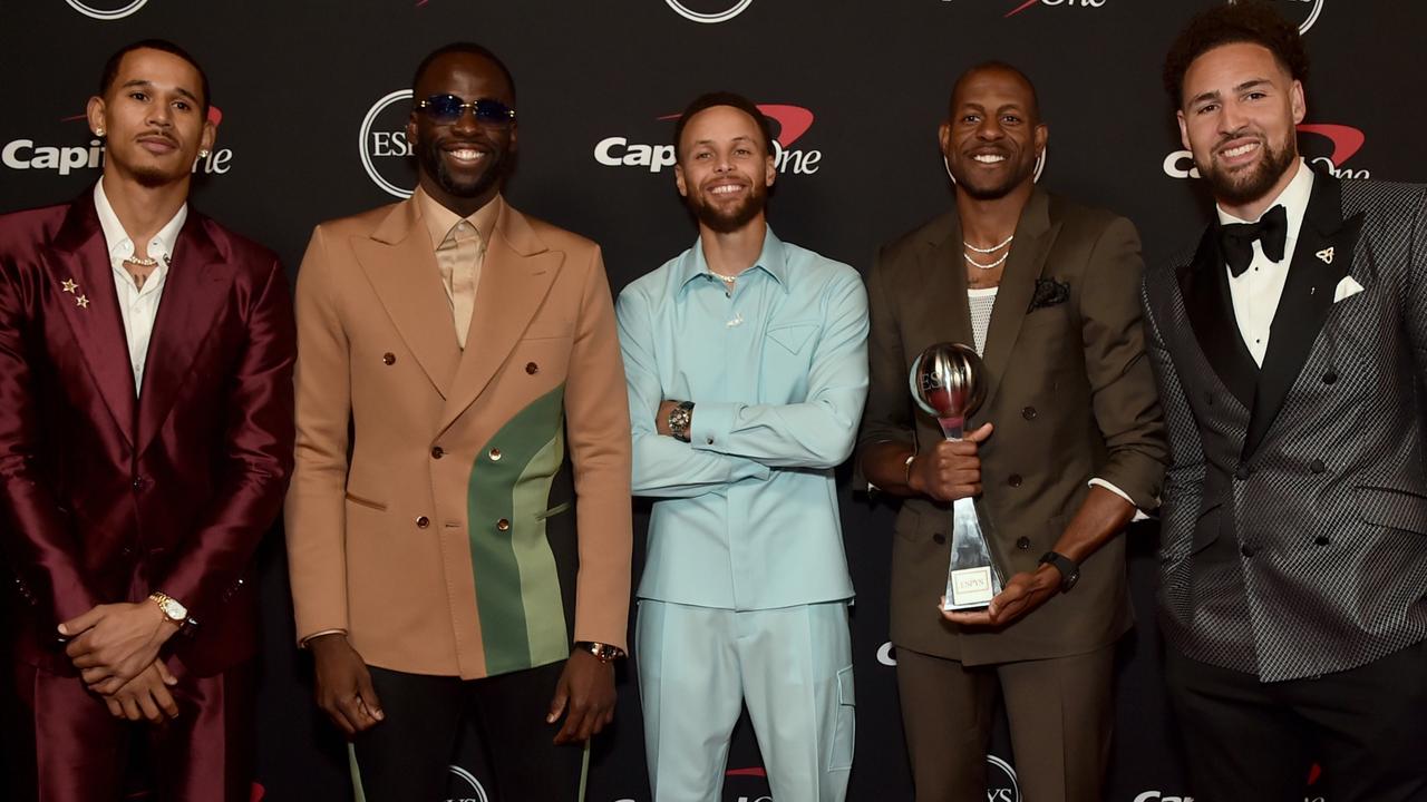 Klay and the Warriors won the Best Team Award as well. Photo by Alberto E. Rodriguez/Getty Images