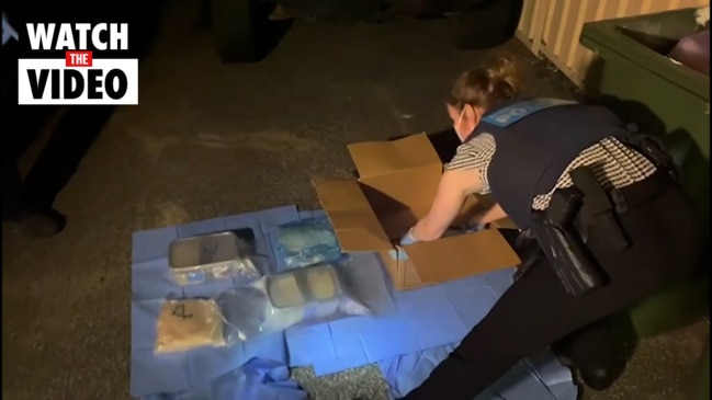 AFP footage of Perth arrests allegedly linked to meth from Adelaide