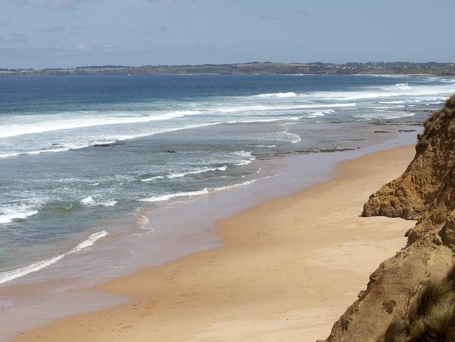 Beachgoers were warned not to swim at the dangerous beach. Picture: Sarah Matray