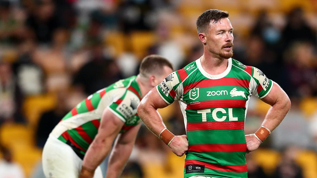 The Rabbitohs haven’t been able to beat Penrith or Melbourne in over 847 days and you have to wonder if they can threaten them in the finals. Picture: Getty Images.