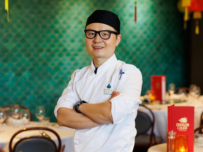 Chef Yuke at Dragon Court restaurant Mindil Beach Casino Resort, Darwin, Northern Territory.