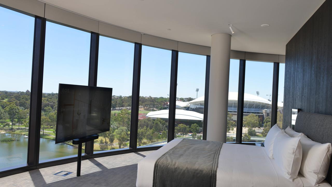 Spectacular views from oe of the Eos suites. Photo: Brenton Edwards