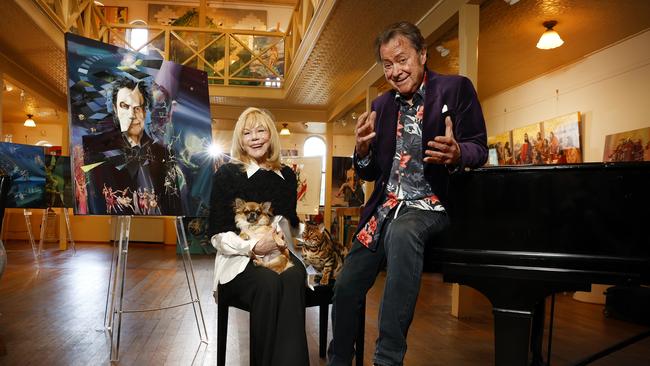 Christa and Charles Billich at their art Sydney gallery in The Rocks. Picture: Richard Dobson