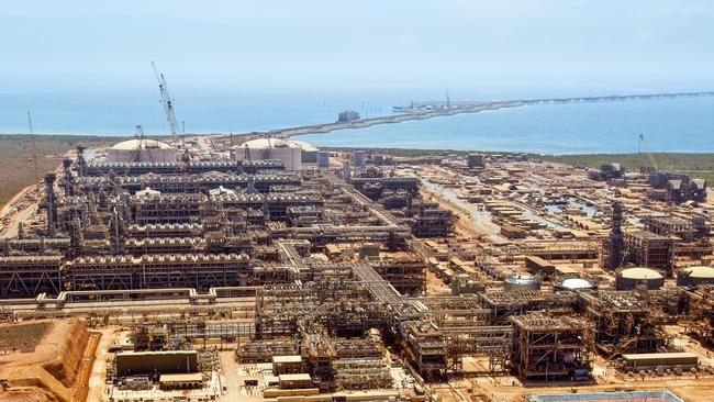 Chevron’s massive Gorgon LNG plant on Barrow Island.