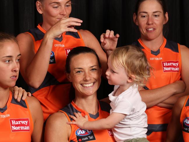 Ex-WNBL basketballer Erin Todd will make her AFLW debut for the Giants. Picture: AFL Photos