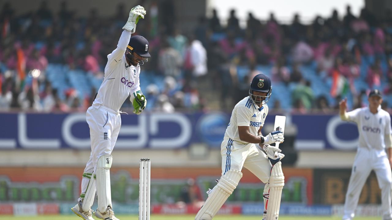 Another great catch from Ben Foakes. Photo by Gareth Copley/Getty Images