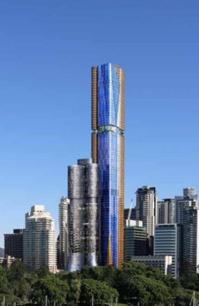 The 91-storey tower at 30 Albert St would reach 274 metres high, almost the maximum height allowed by air authorities on buildings in Brisbane's CBD. Picture: PD Online.