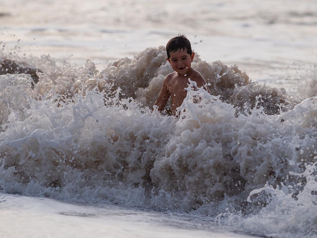 Top End Surfing at Nightcliff beach, Darwin. Picture: Pema Tamang Pakhrin