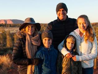 Matthew Hayden and his family travel NT.