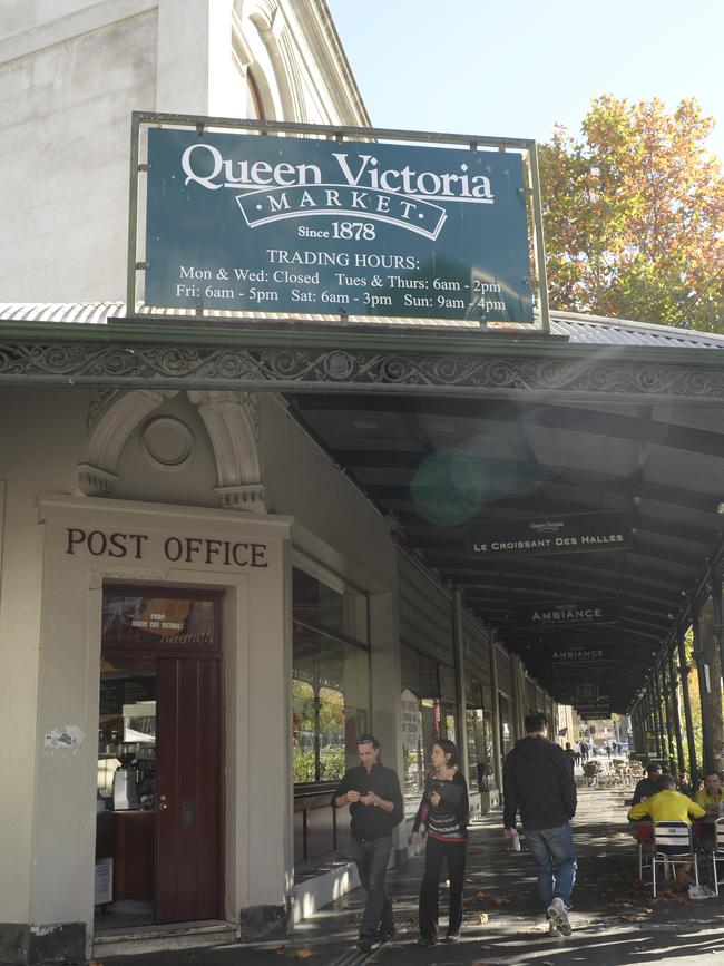 Queen Victoria Market. Picture: HWT Library