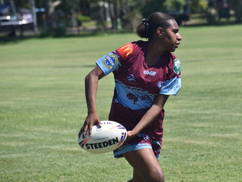 CQ Capras under-17 girls squad at pre-season training at Emmaus College, Rockhampton, on January 18, 2025.
