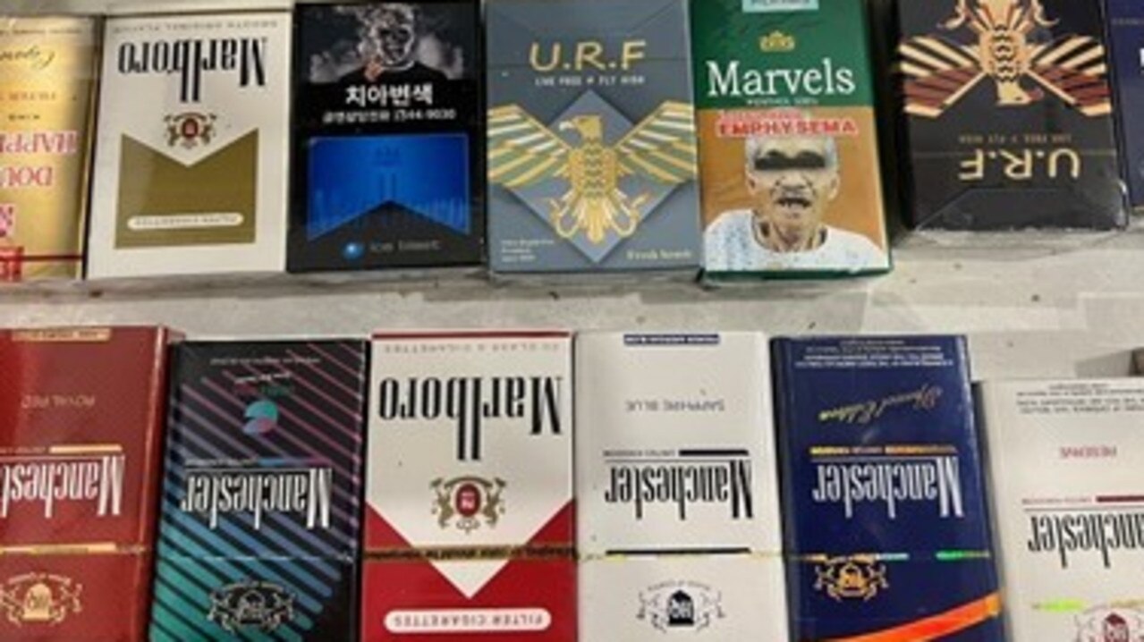 More than 37,000 cigarette sticks were taken during two inspections of tobacco stores in Adelaide’s northern suburbs on August 6. Picture: Australian Border Force