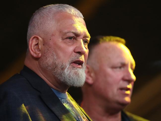 Boxing at Margaret Court Arena. 15/10/2019.   .  Mick Gatto at the the boxing tonight  . Pic: Michael Klein