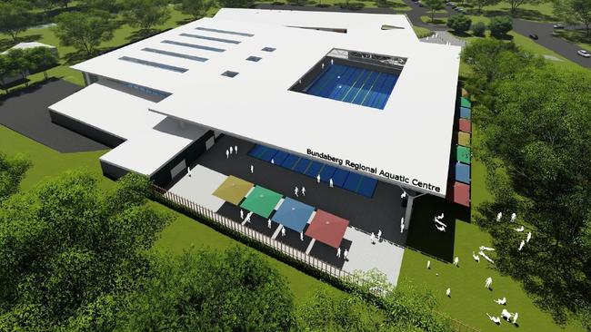 Design images for the new Bundaberg Aquatic Centre.