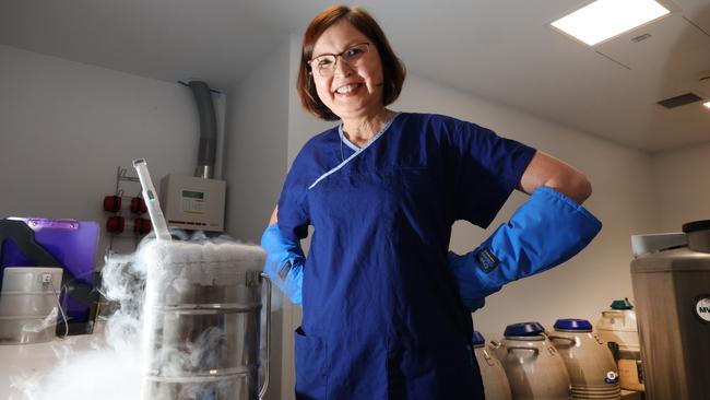 The first dedicated egg freezing clinic to be opened on the Gold Coast by Dr Miriam Lee, the first female Gynaecologist to practice solely in fertility treatment and gynaecology. Dr Miriam Lee in the Focus Fertility Lab. Picture Glenn hampson