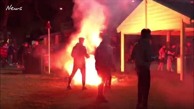 Schoolies go wild at Rye