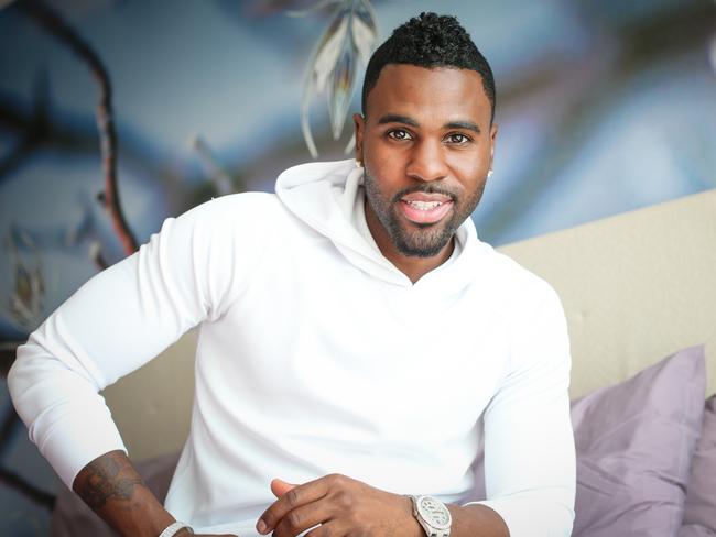 Derulo at The Darling Hotel on a previous visit to Sydney. Picture: Craig Greenhill