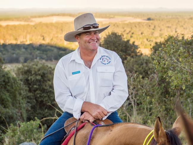 Andrew McCarthy, the owner of Rainbow Beach Horse Rides, thanks the community.