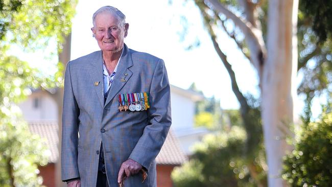 <s1>Revesby veteran Norman Ensor has educated children about the Anzacs.</s1>                        <source> Yesterday he was made an OAM. Picture: Phillip Rogers</source>