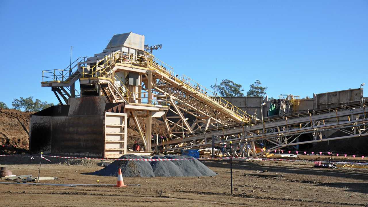 Goondicum ilmenite mine east of Monto, which went into voluntary administration last week. Picture: Mackenzie Colahan