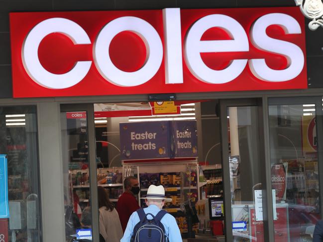 MELBOURNE, AUSTRALIA - NewsWire Photos, MARCH 19, 2021: Coles stock of the Coles supermarket in Richmond. Picture: NCA NewsWire / David Crosling