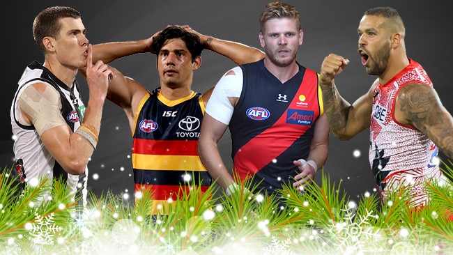 Every AFL club's Christmas wishlist