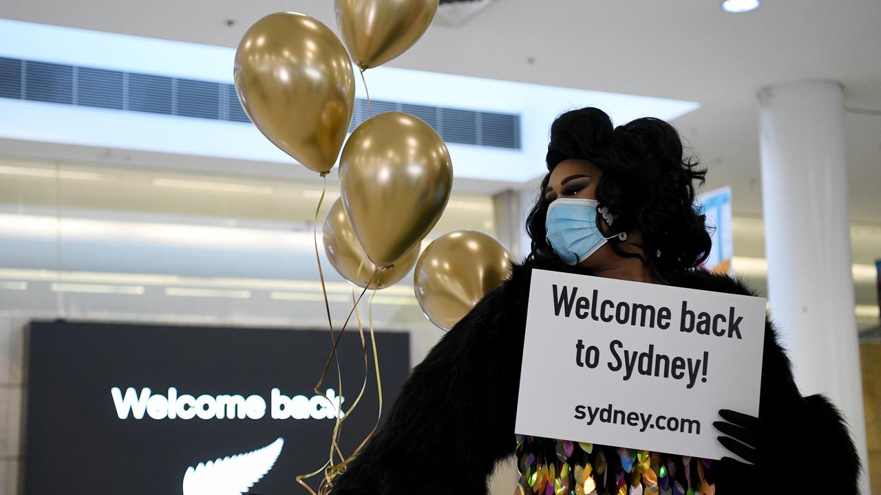 International arrivals will be allowed to enter Australia provided they have had two vaccination doses from February 21. Picture: NCA NewsWire/Bianca De Marchi