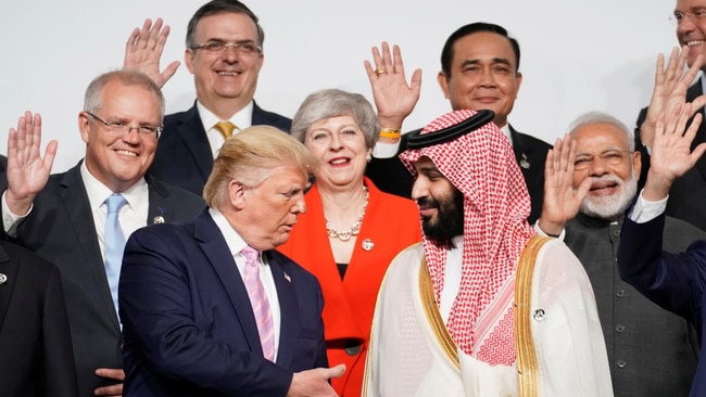 Donald Trump has long declined to shun the crown prince. Picture: Reuters/Kevin Lamarque