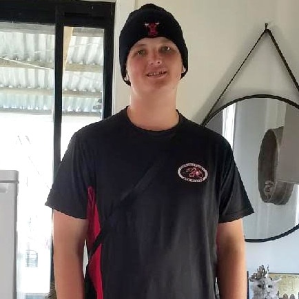 Angus Beaumont was stabbed while walking home from Maccas with friends at Redcliffe. Picture Supplied